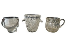 vintage-style cut glass and crystal barware