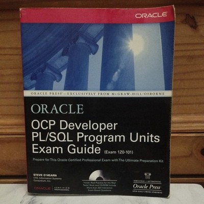 OCP Developer PL/SQL Program Units Exam Guide - Steve O'Hearn - Education Book