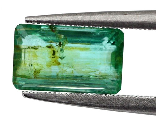 Baguette Cut Natural Loose Emerald 8 x 5 mm Untreated Unheated Gemstone 1.38 Ct - Picture 6 of 9
