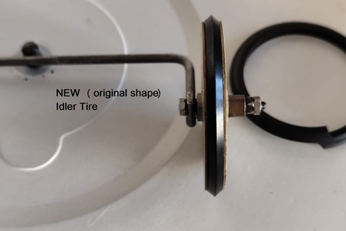 Lenco L75 L70 B51 B52 F50 Umlenkrad Reifen (Reifen) Originalform - Bild 8 von 14