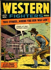 Western Fighters #4 1948-Hillman-gunfight-Fuje-Krigstein-Ingles-VG
