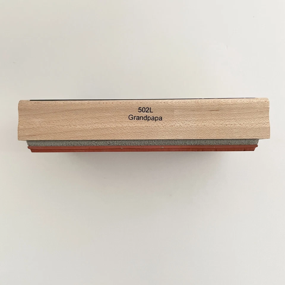 Sello de goma Penny Black A Lost Art Abuelo Niño foto vintage 502L Foto 4 de 4