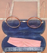 Antique Gold  Tortoiseshell Eyeglasses / Spectacles Excellent Condition AWESOME