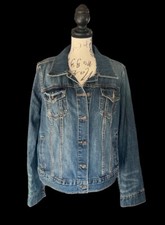 Denim Crop Jacket Size L