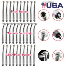 NSK Style Dental (LED Fiber Optic) High Speed Handpiece Push Button Type 4-H JL