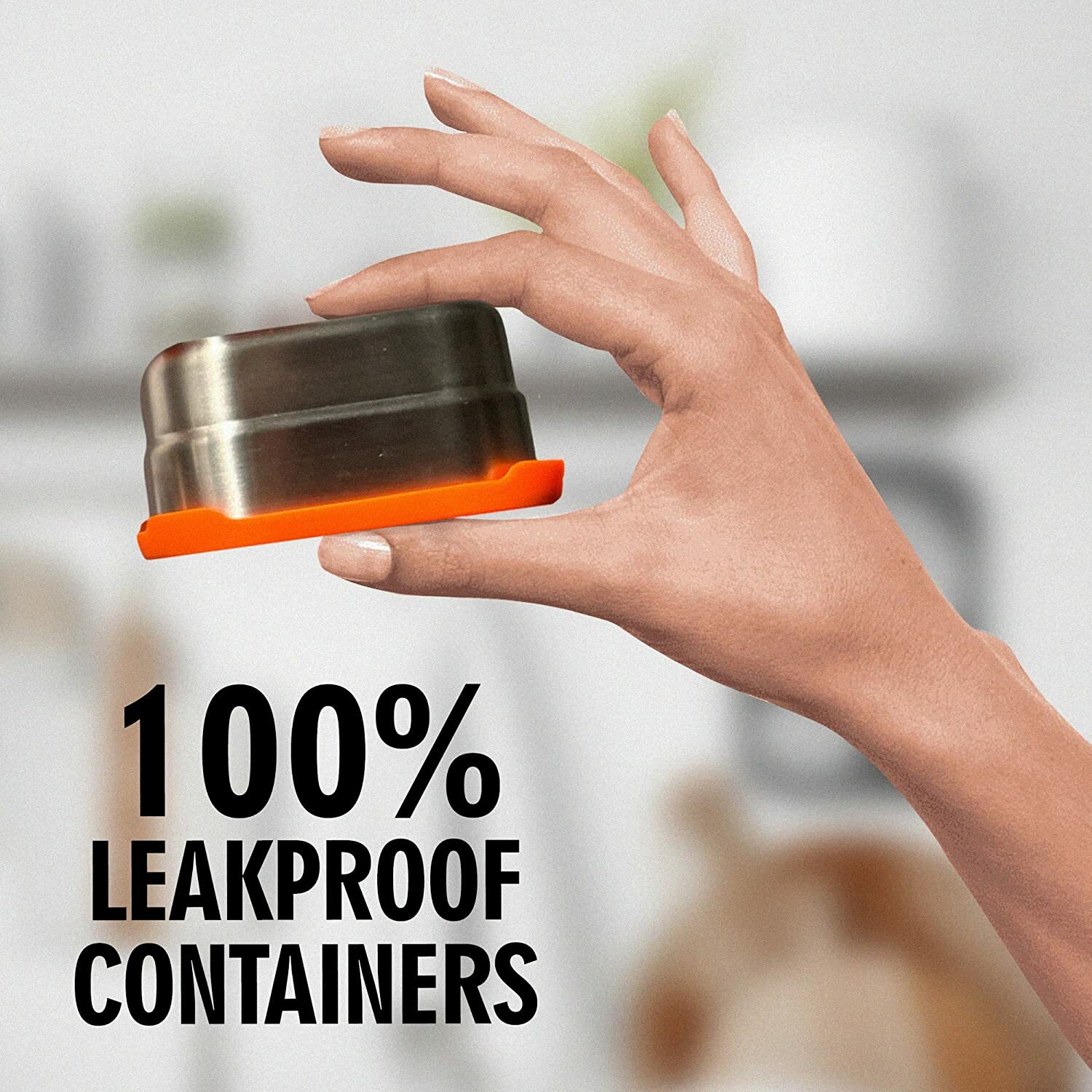 Stainless Steel Containers with Lids, Food Storage for Lunch Boxes (Set