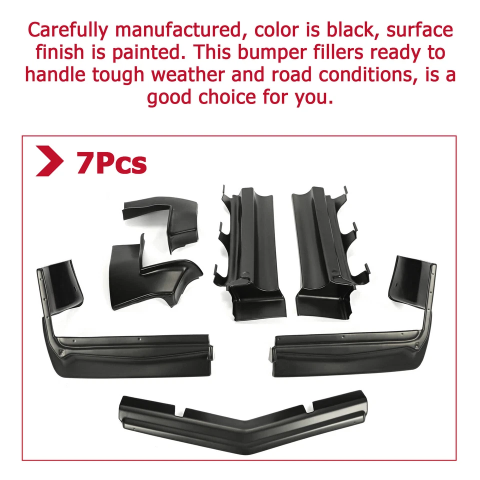 For Buick Riviera 1979-1985 Bumper Fillers-Front & Rear (Set Of 7 Pcs) - Image 4 of 4