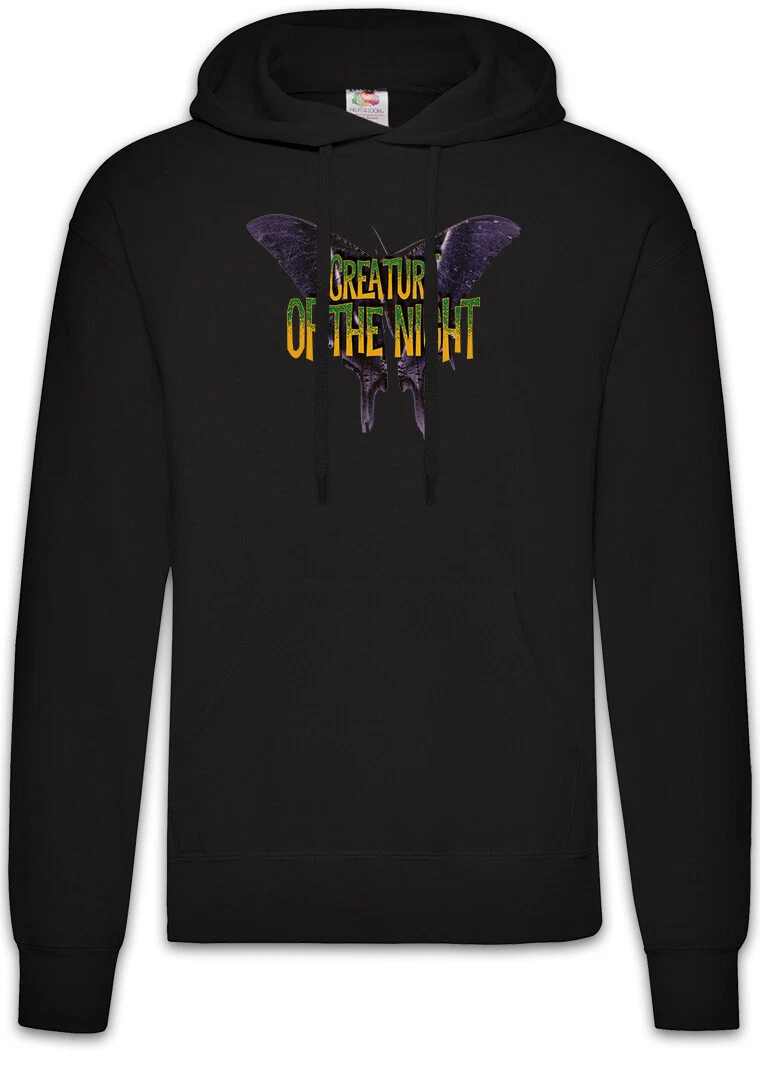 Creature Of The Night Butterfly Hoodie Pullover Moth Gothic Oldschool Dark