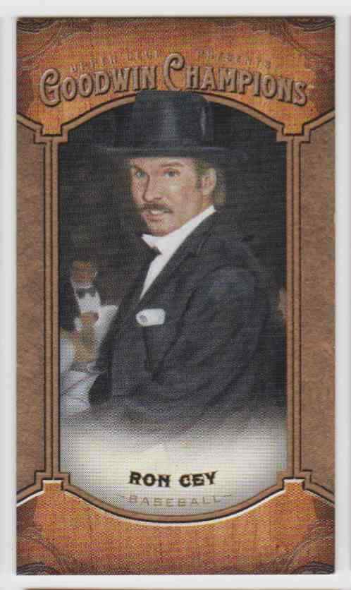 2014 UD UPPER DECK GOODWIN CHAMPIONS MINI RON CEY #4 PARALLEL