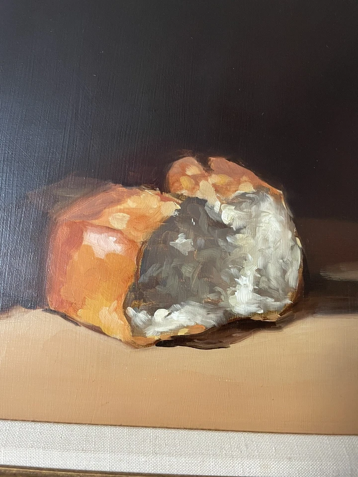 Rare Vladimir Chapko Marin Artist Still Life Fruit Expressionism  16" x 22” - Image 4 of 4