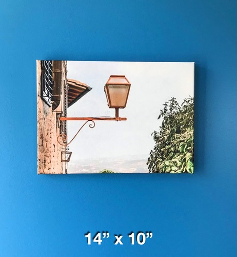 Canvas Printed Wall Art Stretched on 3/4" Wood Frame, Art Wraps - 14" x 10"