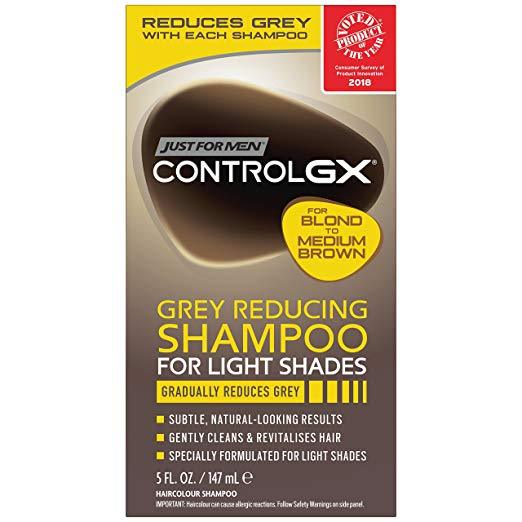 Just for Men Control Gx Grey Reducing Shampoo, Blonde &amp; Medium 