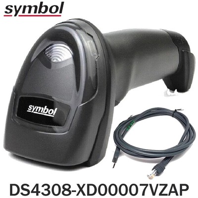 Symbol DS4308-XD Extreme Density 2D PDF POS Handheld Barcode Scanner W/USB Cable