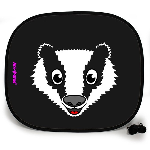 2x Car Side Window Personalised Mesh Sun Shades Visor Sunshade UV Gift Baby Kids - Picture 4 of 80