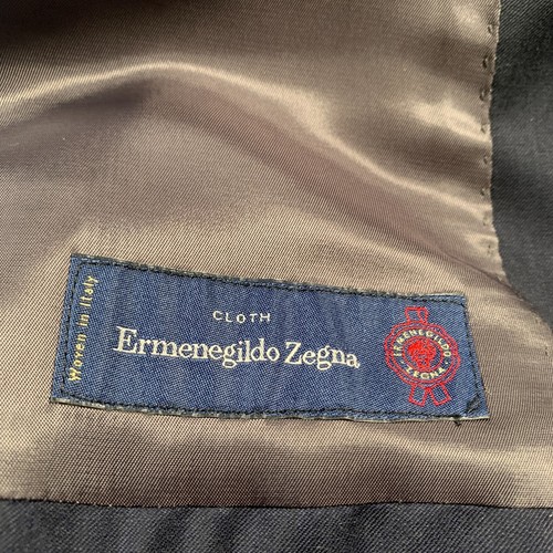 Chaqueta Ermenegildo Zegna 44L Azul Marino Lana Lana Dos Botones - Imagen 9 de 13