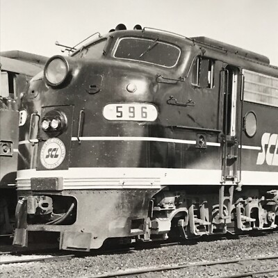 Seaboard Coast Line Railroad SCL #596 E8A Electromotive Photo Jacksonville FL