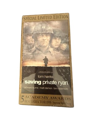 Saving Private Ryan Special Limited Edition 2-Tape VHS - New Sealed Collectors