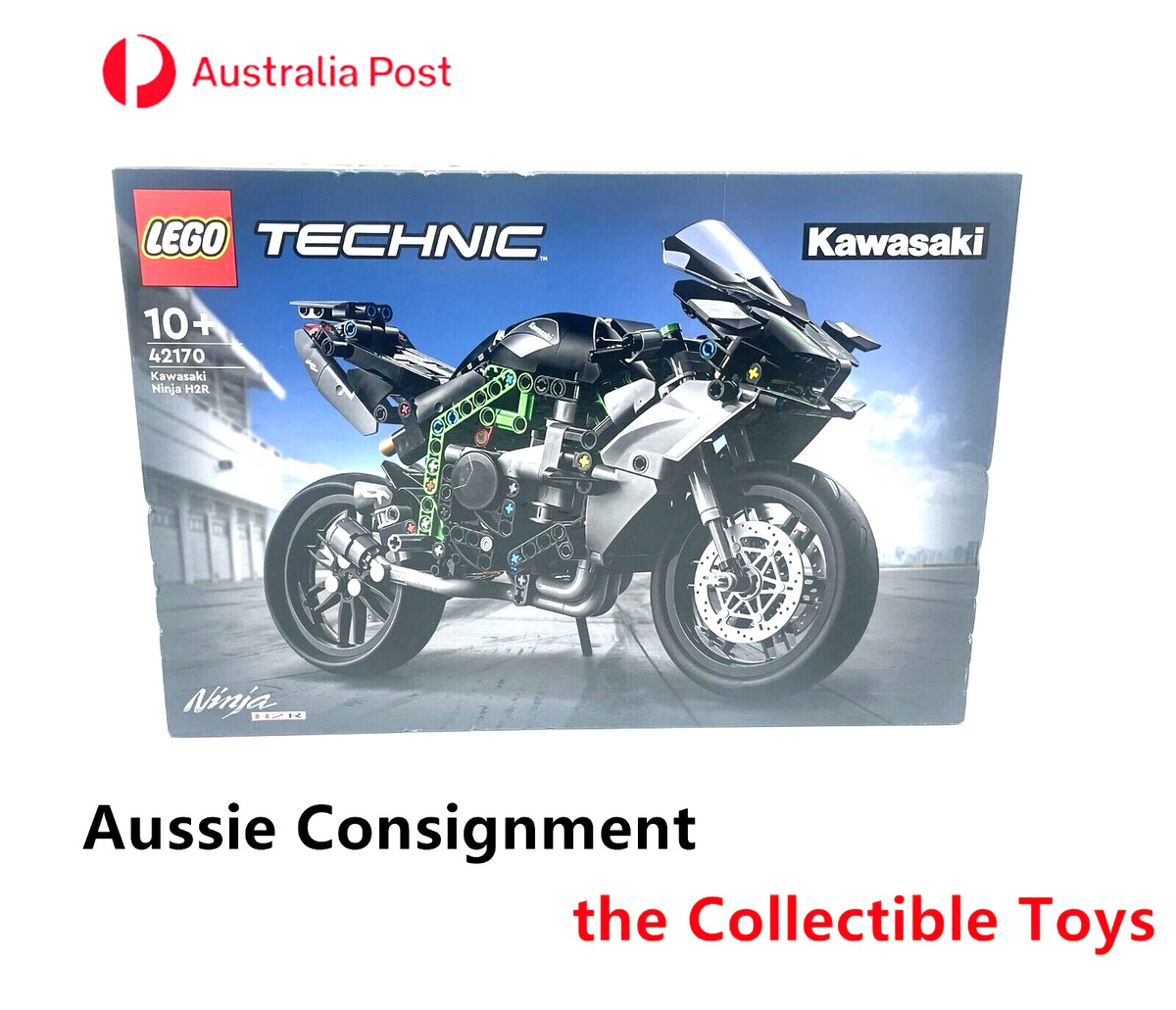 LEGO Technic Kawasaki Ninja H2R Motorcycle 42170 Brand New