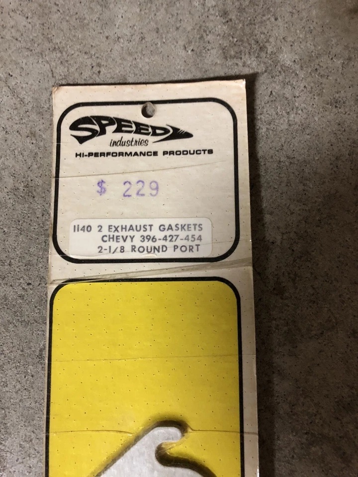 Mr Gasket Speedy Industries Exhaust Gaskets NOS Chevy 396 427 454 Vintage 1140 - Image 2 of 4