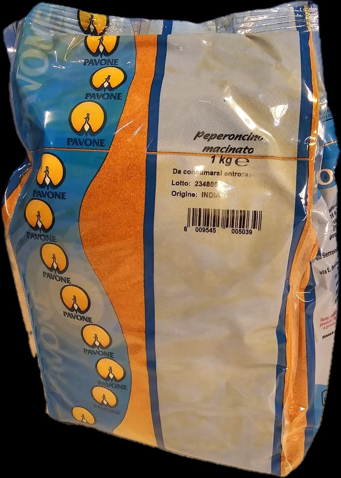 F.LLI GARUTI SRL PEPERONCINO MACINATO BUSTA kg 1