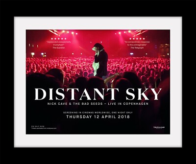 NICK CAVE Distant Sky Arthouse Vintage style Mounted Framed Print ref190