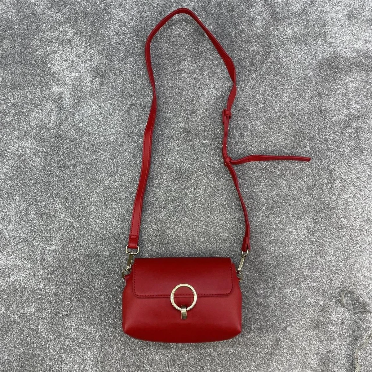 Topshop red purse store