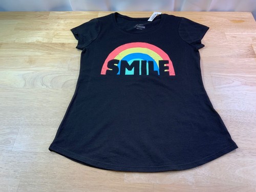 New Girl’s Justice Tee Navy Blue with Yellow Smile Face🙂 Sizes Regular & Plus* - Picture 15 of 19
