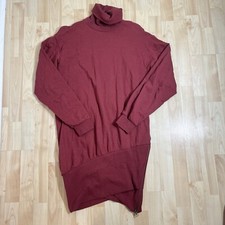 Young Fabulous & Broke Turtleneck Long Sleeve Desreen Sweater Dress in Red