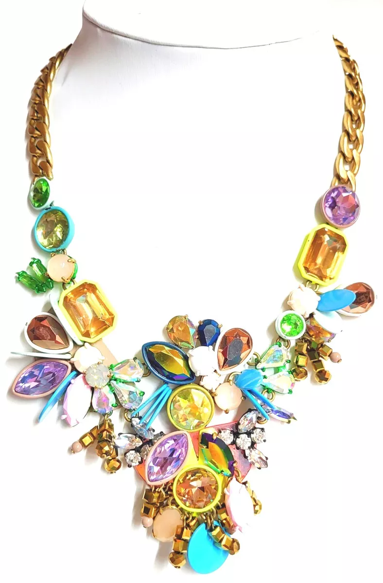 J crew crystal statement necklace deals