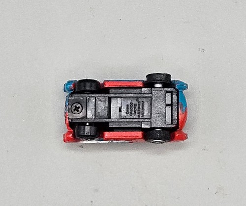 Vintage 1990 Galoob Micro Machines 1957 Chevrolet Corvette Snap Back red blue - Picture 7 of 9