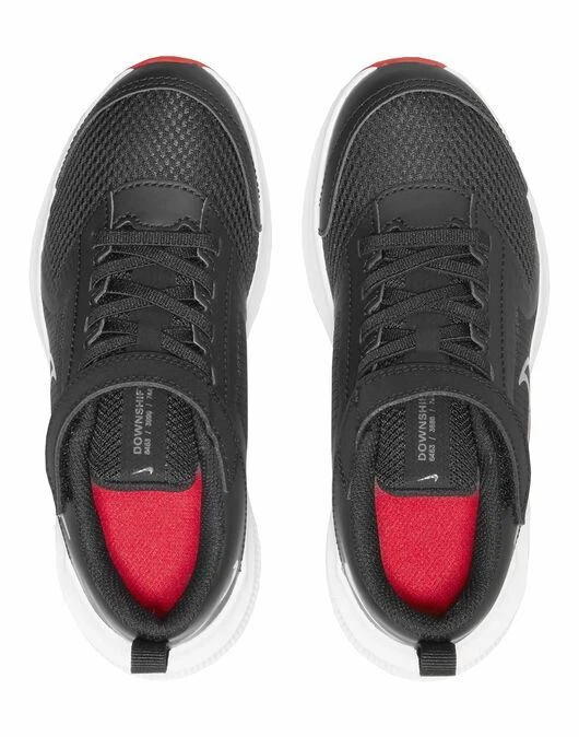 Nike Kid s Downshifter 11 Psv Black White Red Running Shoes CZ3959