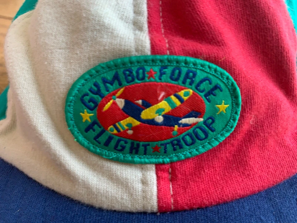 De colección GYMBOREE Sombrero Talla S/M Gorra Multicolor Gymbo Fuerza Vuelo Tropa Avión Foto 3 de 4