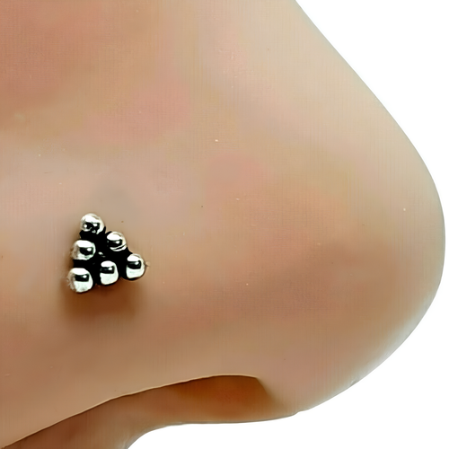 Piercing Nez Stud Chat Sterling Silver 925 - 22g (0.6mm), Fermoir En L, Neuf Avec Étiquette