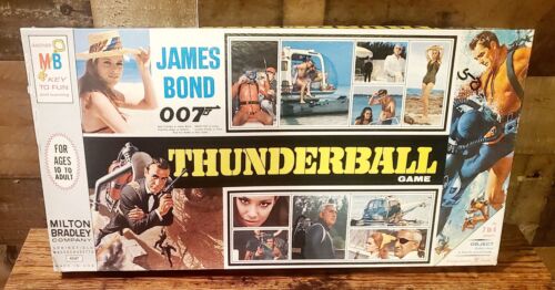 1965 "THUNDERBALL" Sean Connery 007 James Bond MB BOARD GAME Unused & SEALED - Picture 1 of 20