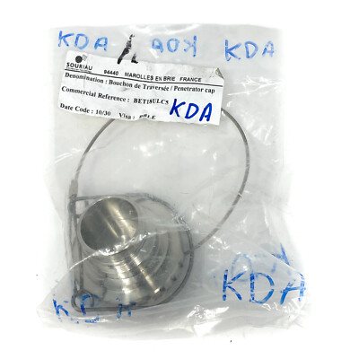 Souriau Sunbank BET18ULC5 Stainless Steel Screwed Cap With Cord 94440