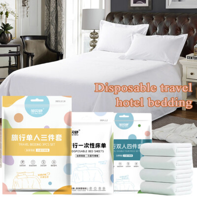 Travel Portable Disposable Bed Sheets Portable Bed Sheet for Hotel Business  US
