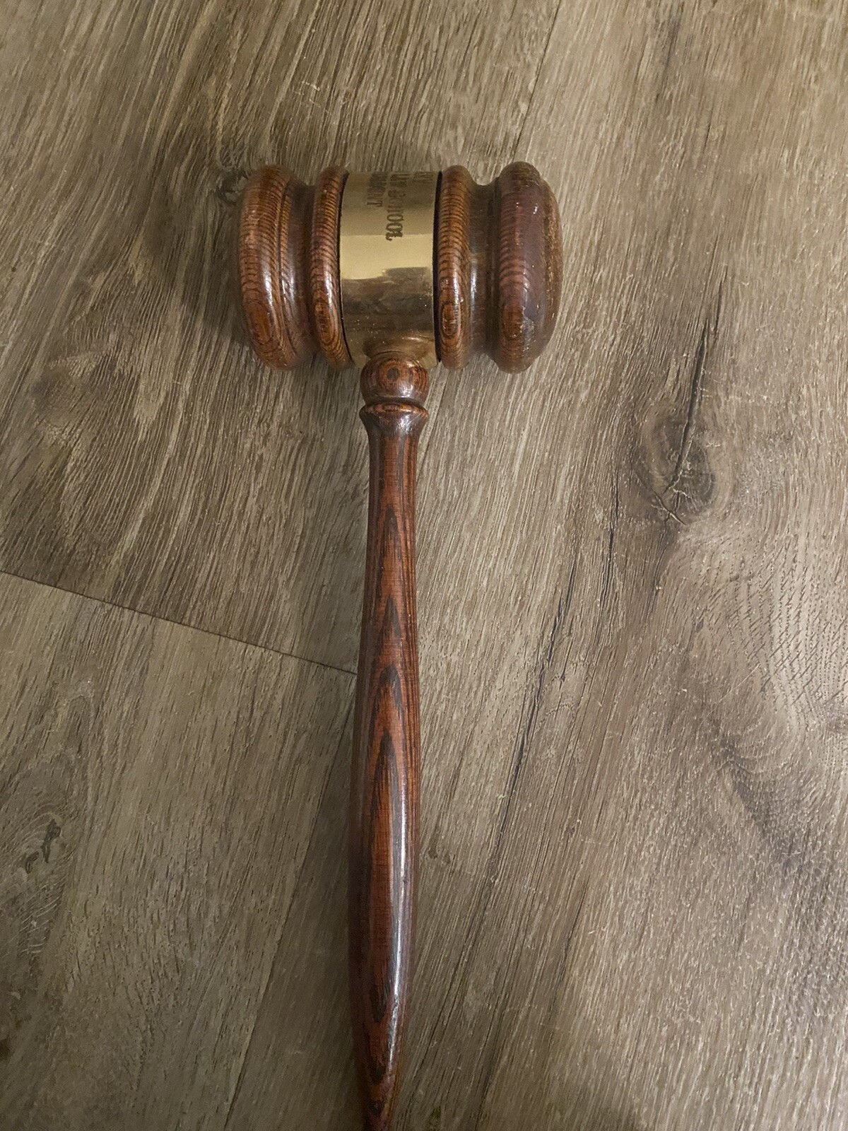 Vintage Judge Courtroom Hammer , Joseph F. Neary 19771978 eBay