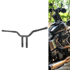 Black 12" Rise MX-T Bar Handlebar For Harley Sportster Softail Dyna Low Rider 