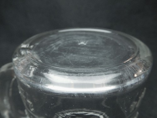 Hazel Atlas Measuring Cup Clear Glass Raised Letter No Spout 1Cup 8 Ounces - Picture 5 of 6