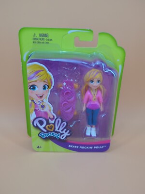 Polly Pocket Skate Rockin' Polly 3'' Doll NEW