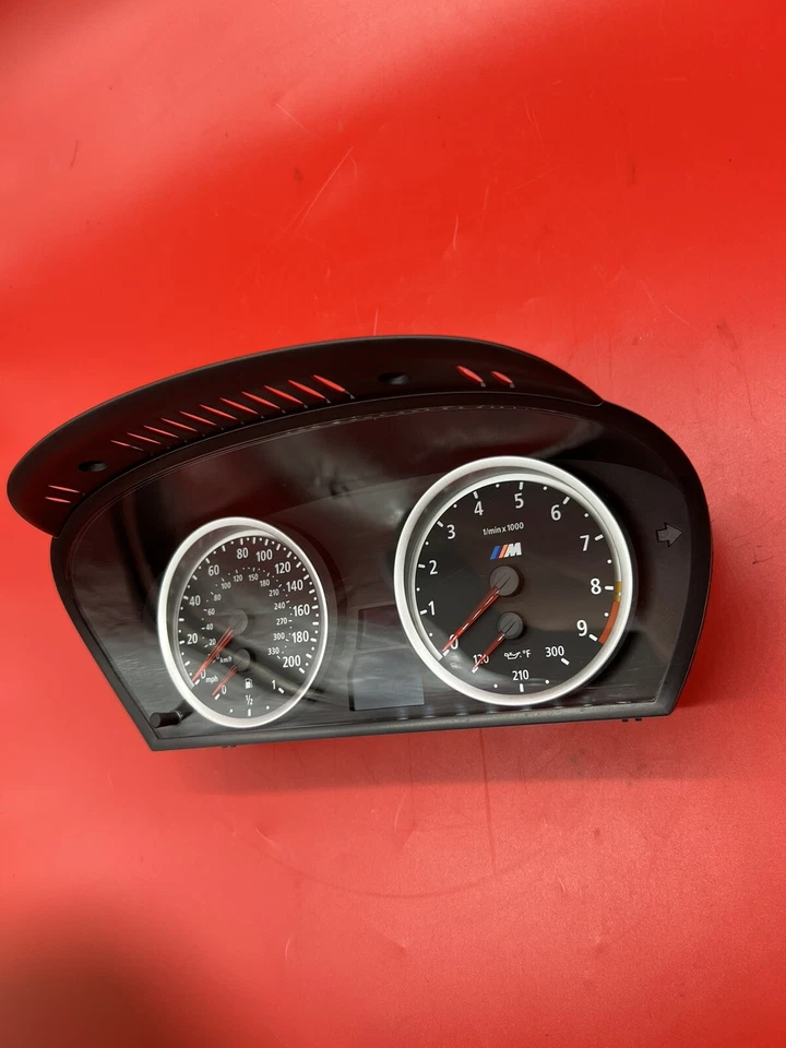 BMW M6 E64 SMG 2006-2010 medidores velocímetro cuadro de instrumentos 96 k OEM *PROBADO* Foto 3 de 4