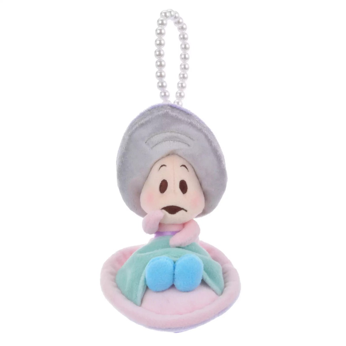 Disney stor japan Young Oyster Plush Pearl Keychain baby Alice in