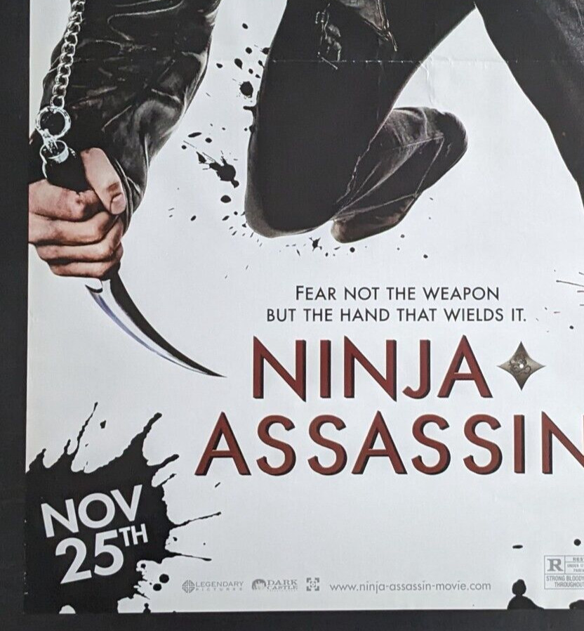 Ninja Assassin 2009 Movie Poster 24x36 Borderless Glossy 0956