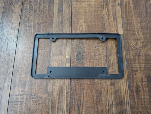 Toyota Of La Crosse Wisconsin Black Dealer Plastic License Plate Frame - Picture 2 of 2