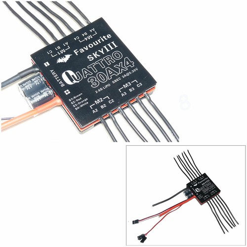4-in-1 6A 12A 20A 30A Quattro 20A 4 UBEC Brushless ESC for Four axis aircraft