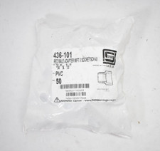 Lot of 50 Spears 436-101 MIP x Male Socket Adapters 3/4" x 1/2" PVC SCH 40