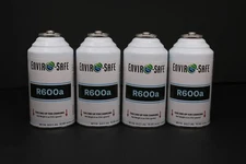 Enviro-Safe R-600a Refrigerant Inverted Piercing 6 oz 4 Cans #8070