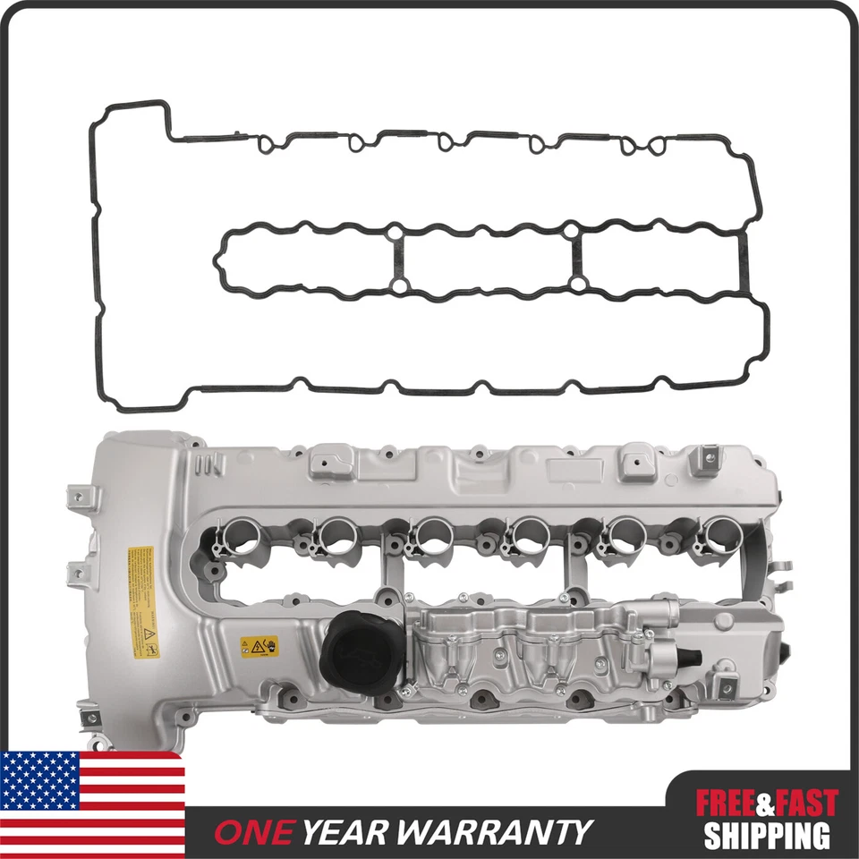 Valve Cover Aluminum 11127565286 Fits For BMW 335i xDrive 535xi 740i X6 Z4 Foto 2 de 4