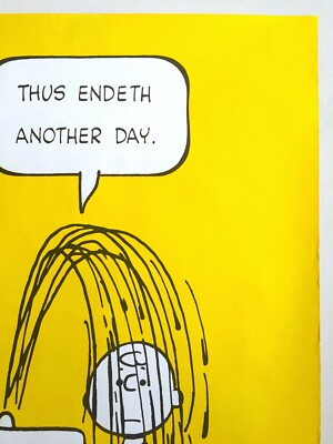 Charlie.B 2点目から180円引さま RARE VINTAGE 1950 PEANUTS CHARLIE BROWN CHARLES SCHULTZ LITHOGRAPH