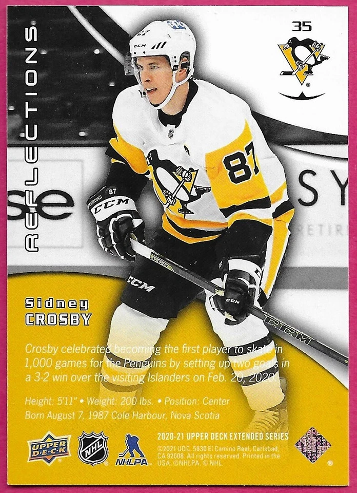 2020-21 Upper Deck Extended Series Reflections NHL "You Pick from list" - Image 2 of 2